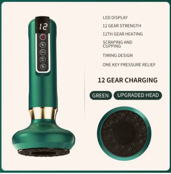 Electric Vacuum Cupping Massager For Body Anti-Cellulite - Bellarte Enchanté Electric Vacuum Cupping Massager For Body Anti-Cellulite